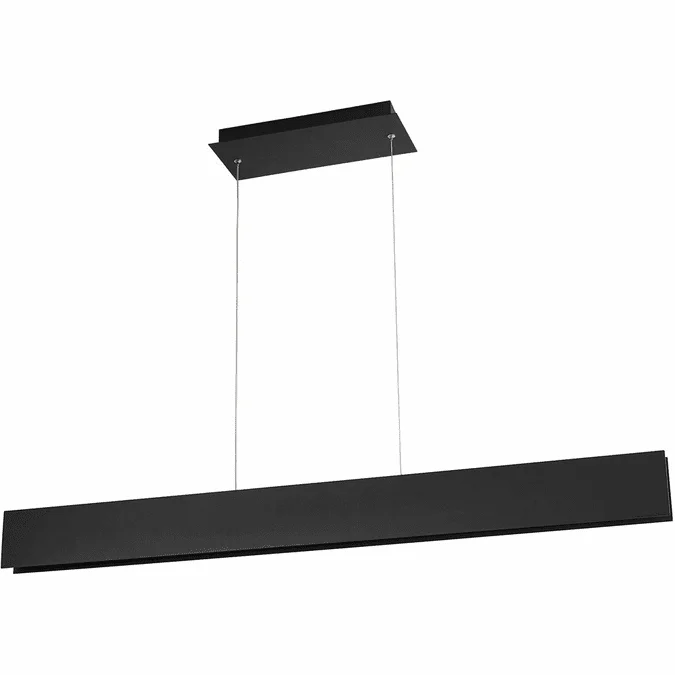 Oxygen 3-6018-15 Brio Contemporary Black LED 46″ Island Light Fixture