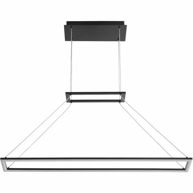 Oxygen 3-6054-15 Xanni Contemporary Black LED 35″ Island Light Fixture