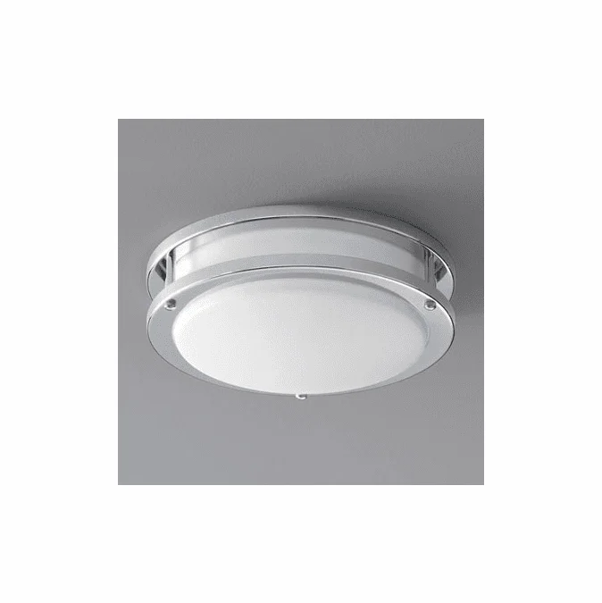 Oxygen 3-618-14 Oracle Contemporary Polished Chrome LED 10.5″ Ceiling Light Fixture