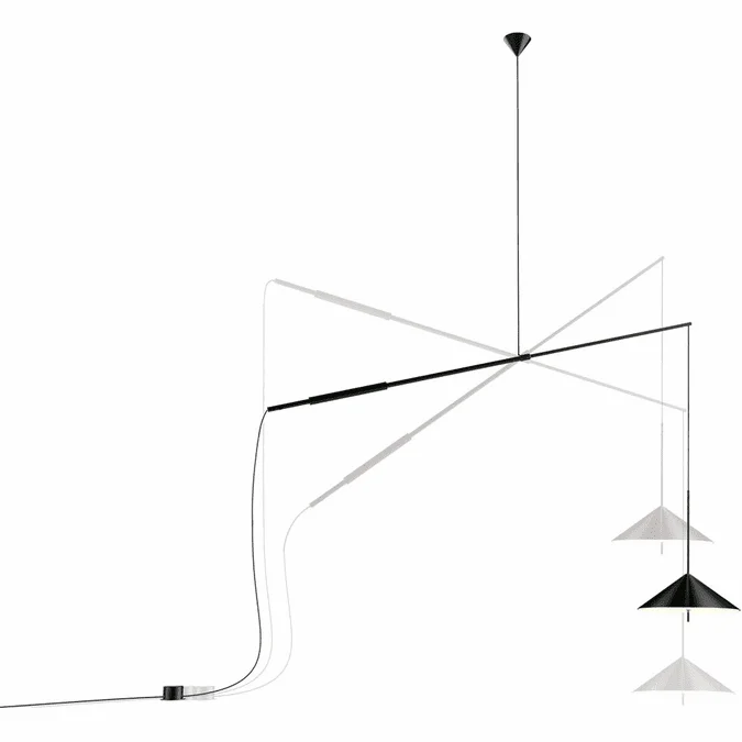 PageOne PP020217-SDG Fisher Modern Satin Dark-Gray LED Hanging Pendant Light