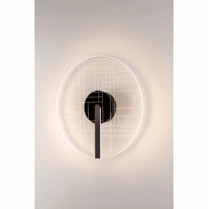 PageOne PW030052-SDG/CL Circuit Modern Satin Dark-Gray / Clear LED Wall Sconce