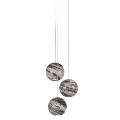 Palatino Collection Three Light Pendant in Earth with Speckles (142|9000-1006)