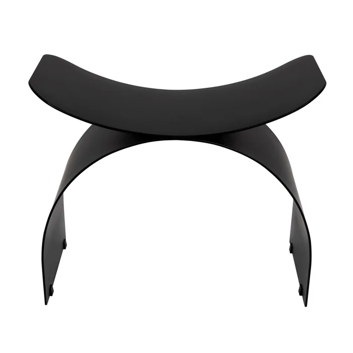 papillon stool, black steel