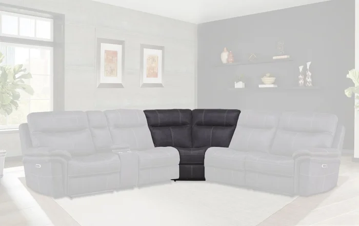 Parker House Mason Corner Wedge in Charcoal MMAS#850-CHA PROMO CODE:UNIV10 for 10% Off