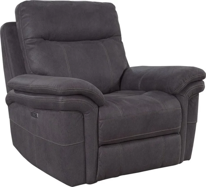 Parker House Mason Recliner Power with USB Charging Port and Power Hradrest in Charcoal MMAS#812PH-CHA PROMO CODE:UNIV10 for 10% Off