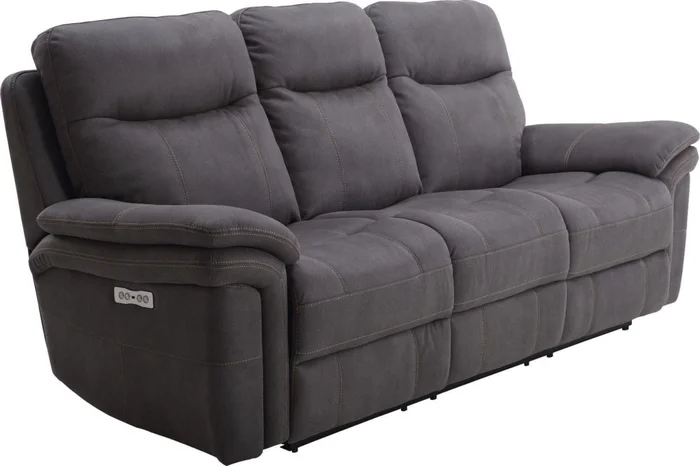 Parker House Mason Sofa Dual Reclining Power with USB Charging Port and Power Headrest in Charcoal MMAS#832PH-CHA PROMO CODE:UNIV10 for 10% Off
