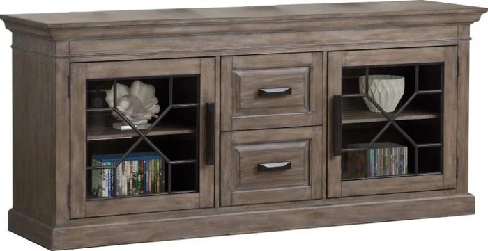Parker House Sundance 76 in.TV Console in Sandstone SUN#76-SS CLOSEOUT CODE:UNIV10 for 10% Off