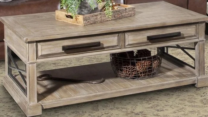 Parker House Sundance Cocktail Table in Sandstone SUN#01-SS CODE:UNIV10 for 10% Off