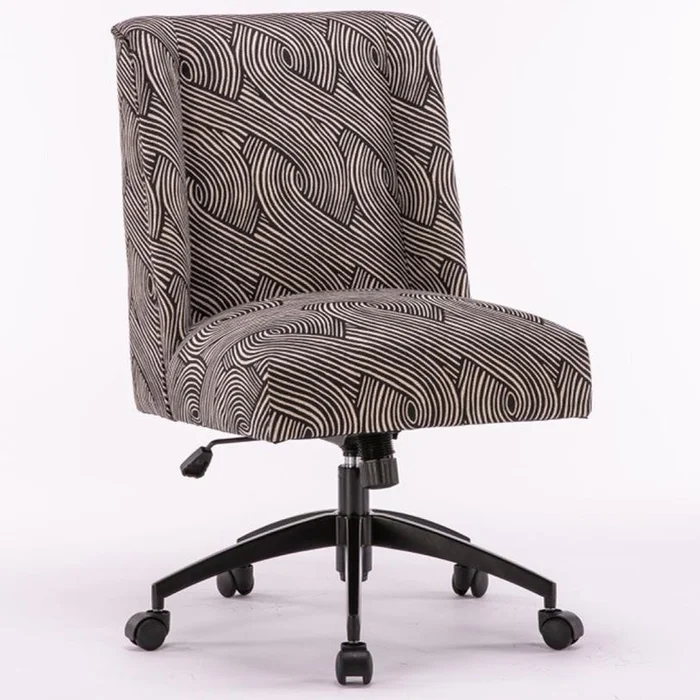 Parker Living Dc503 Fabric Desk Chair in Maze Ebony DC#503-MZE CODE:UNIV10 for 10% Off
