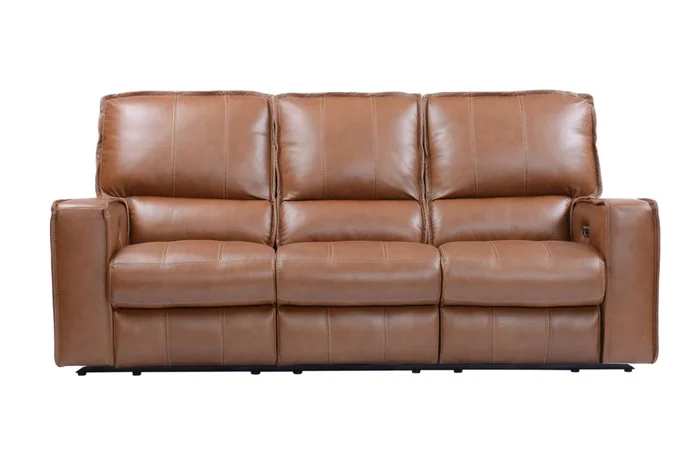 Parker Living Rockford Power Triple Reclining Sofa in Verona Saddle MROC#833PH-VSA CODE:UNIV10 for 10% Off