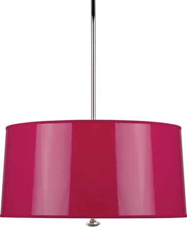 Penelope Three Light Pendant in Polished Nickel (165|F808)