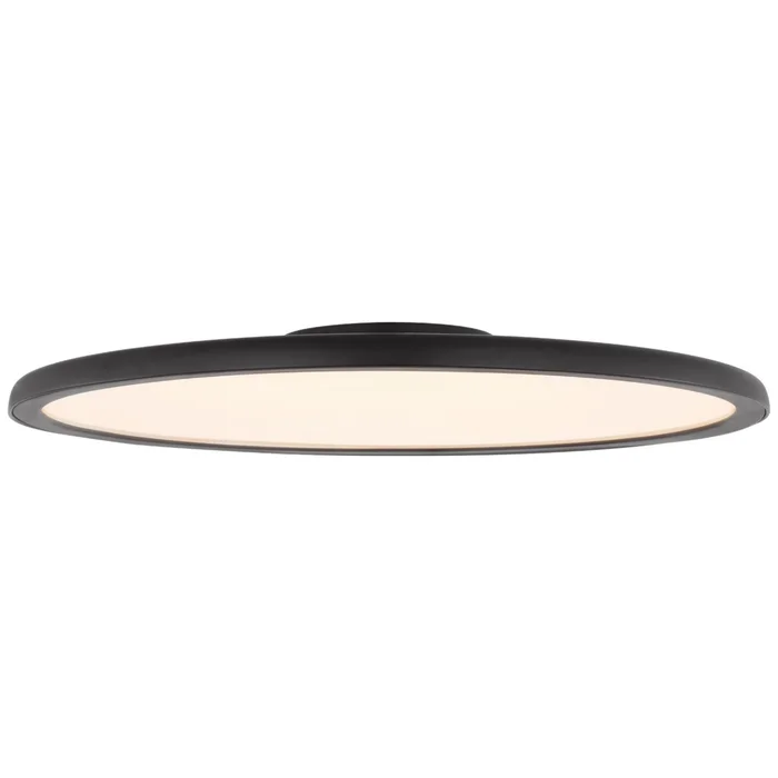 Peter Bristol Dot 22″ Flush Mount in Matte Black Ceiling Light W22.25″ x H2.5″