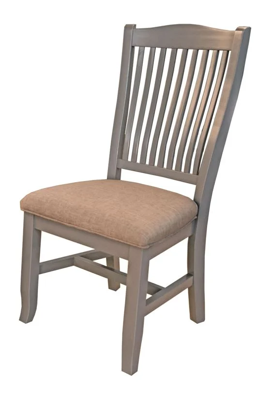 Port Townsend Slatback Upholstered Side Chair in Seaside Pine (Set of 2) POTSP245K