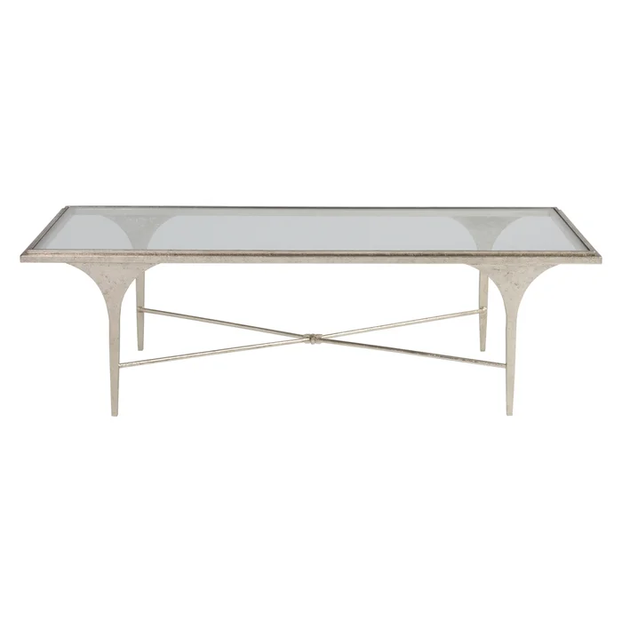 porto champagne rectangular cocktail table