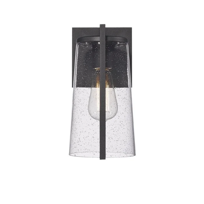 Portofino Collection Outdoor Wall Sconce – Black|Applique murale de la collection Portofino pour l’extrieur – noire