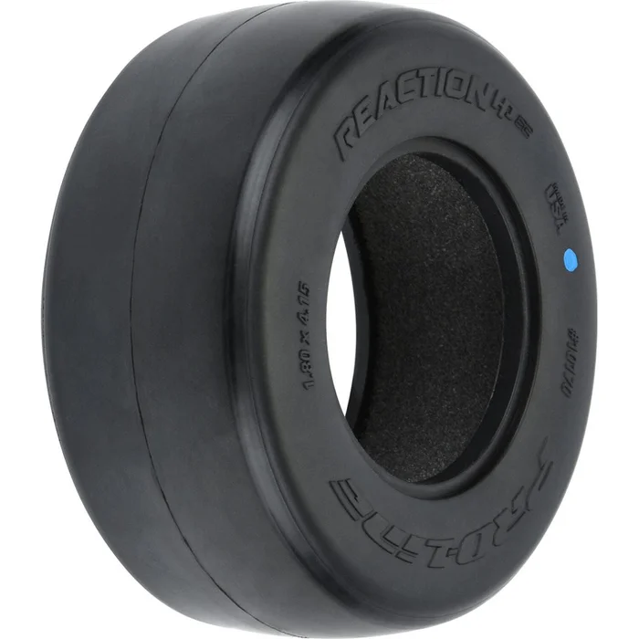 Pro-Line 1/10 Reaction HP Ultra Blue Rear 2.2/3.0 Drag Tires (2)