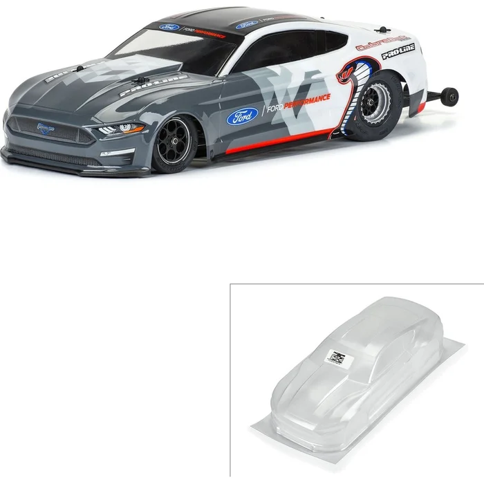 Pro-Line 1/16 2021 Ford Mustang Cobra Jet Clear Body