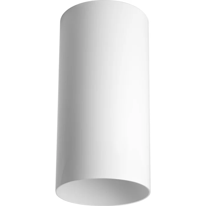 Progress 6″ LED Outdoor Flush Mount Cylinder – White – P5741-30/30K