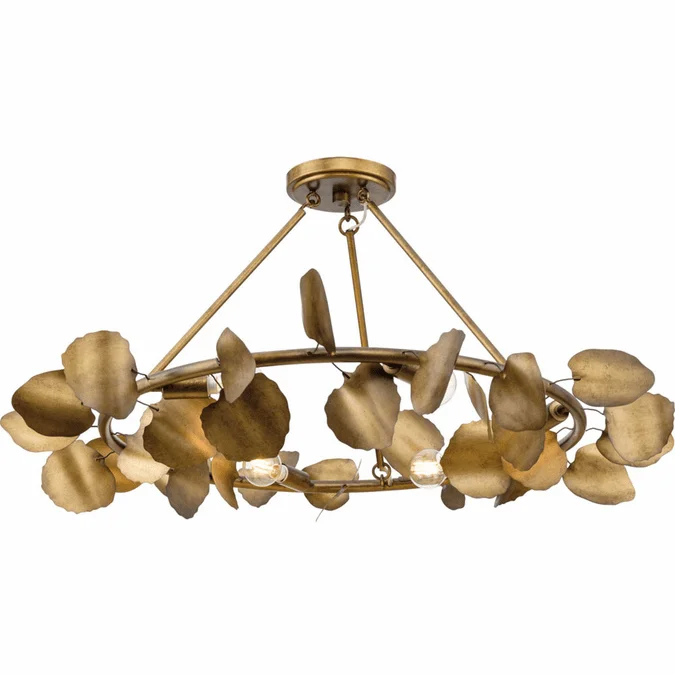 Progress Lighting P350263-204 Laurel Contemporary Gold Ombre Flush Mount Lighting