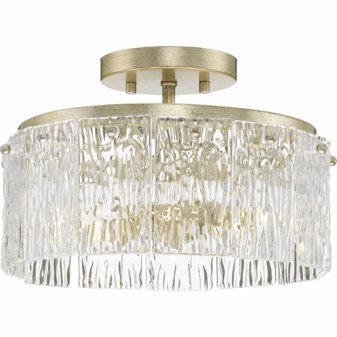 Progress Lighting P350268-176 Chevall Contemporary Gilded Silver Home Ceiling Lighting