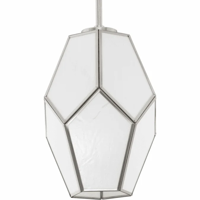 Progress Lighting P500435-009 Latham Contemporary Brushed Nickel Mini Pendant Lighting