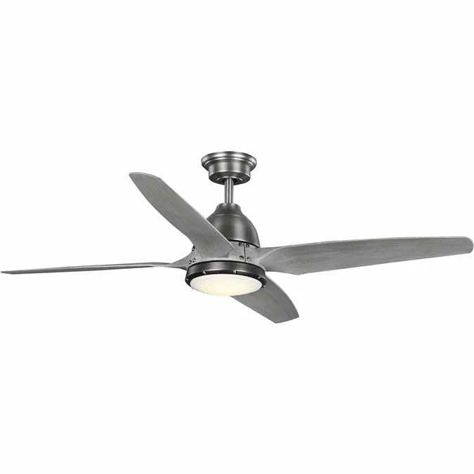 Progress P250009-081-30 Alleron Antique Nickel LED 56″ Ceiling Fan