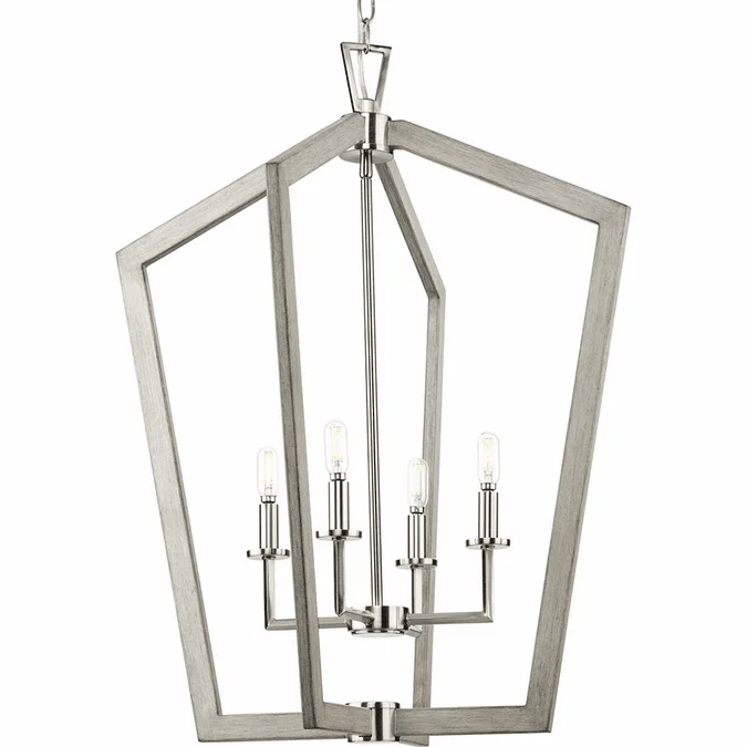 Progress P500378-009 Galloway Modern Brushed Nickel 24″ Foyer Lighting