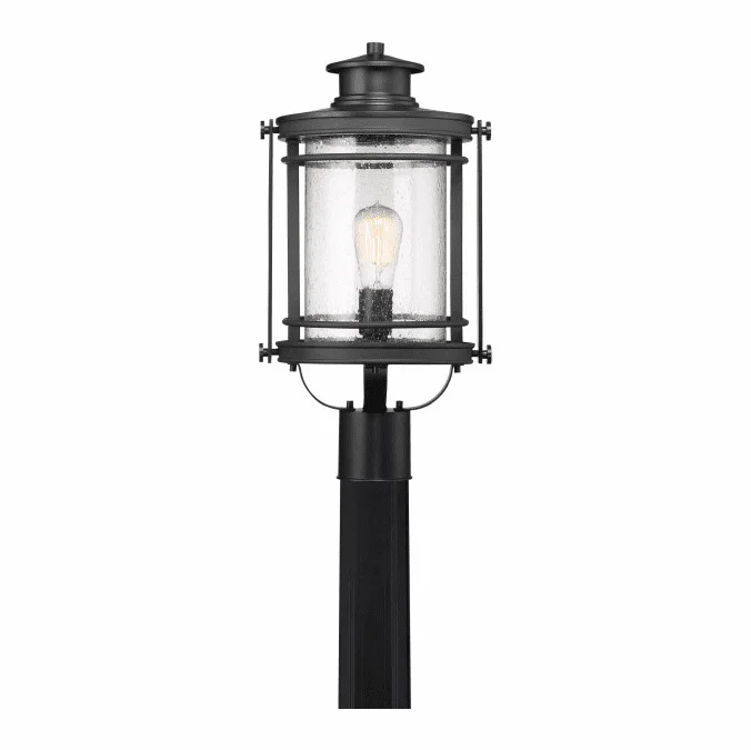 Quoizel BKR9010K Booker Mystic Black Outdoor Post Lighting