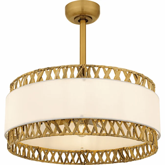 Quoizel KAT3124BRG Kate Contemporary Brushed Gold Fandelier