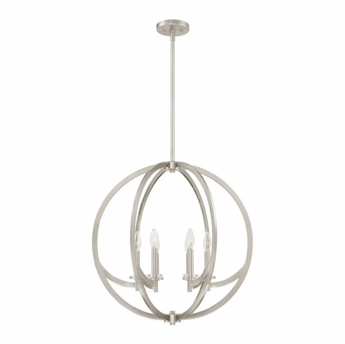 Quoizel ON2824BN Orion Modern Brushed Nickel Chandelier Light