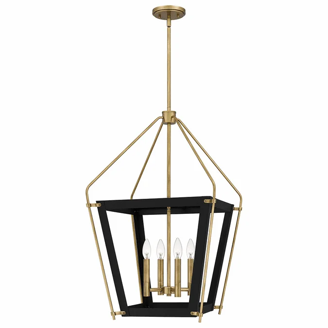 Quoizel QP5348EK Abbeville Modern Earth Black Foyer Lighting