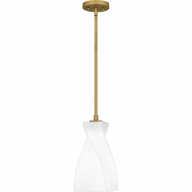 Quoizel STS1506BRG Stetson Modern Brushed Gold Mini Drop Lighting Fixture