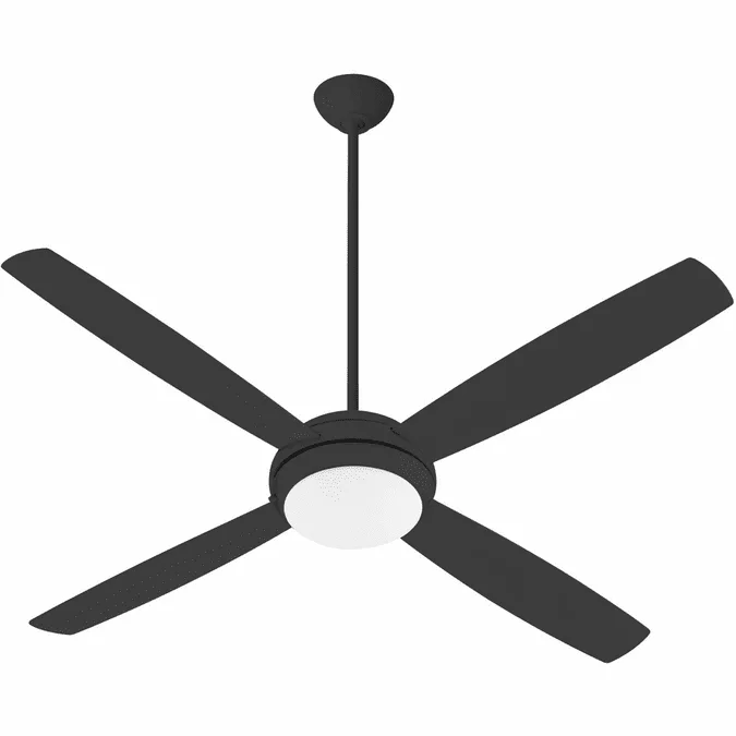 Quorum 20604-59 Expo Modern Matte Black 60″ Home Ceiling Fan