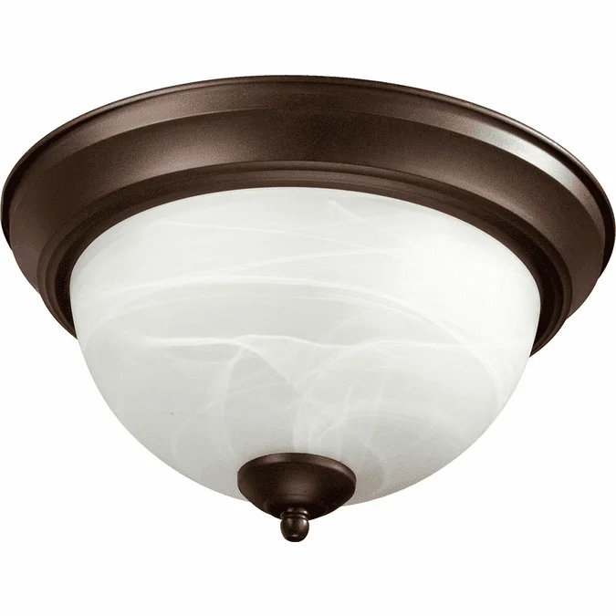Quorum 3066-15-86 Oiled Bronze 15.5″ Ceiling Light Fixture