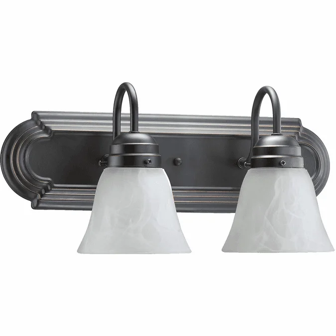 Quorum 5094-2-195 Old World 2-Light Vanity Light Fixture