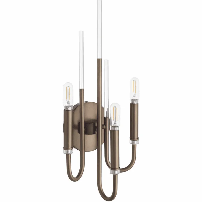 Quorum 5223-3-81 Summit Contemporary Dark Brass Wall Lamp