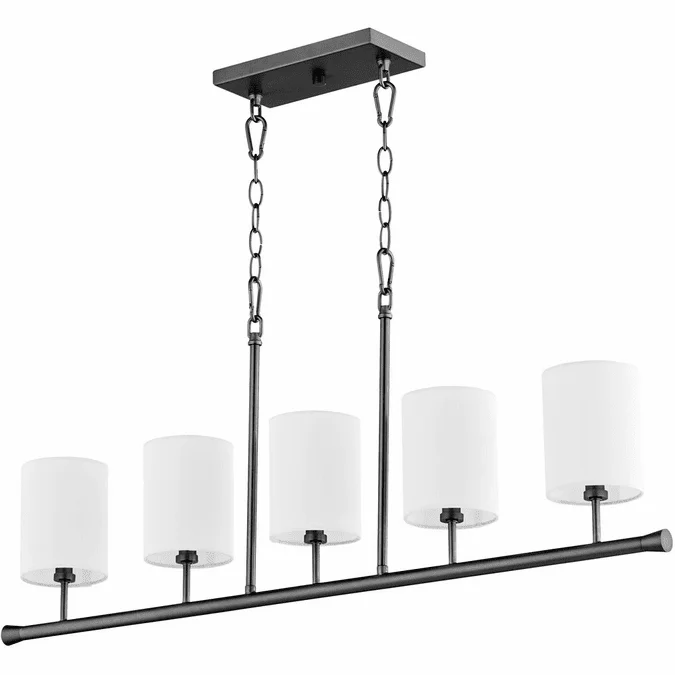 Quorum 647-5-59 Harmony Matte Black Kitchen Island Lighting