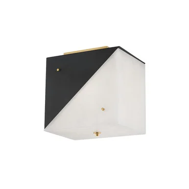 Ratio Three Light Flush Mount in Aged Brass (70|KBS1351503-AGB)