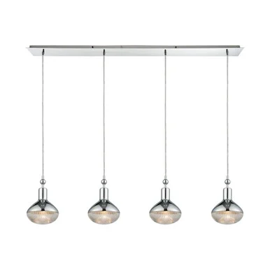 Ravette Four Light Pendant in Polished Chrome (45|56623/4LP)