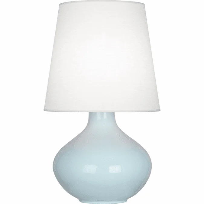 Robert Abbey BB993 June Baby Blue Glazed Ceramic 31″ Table Top Lamp