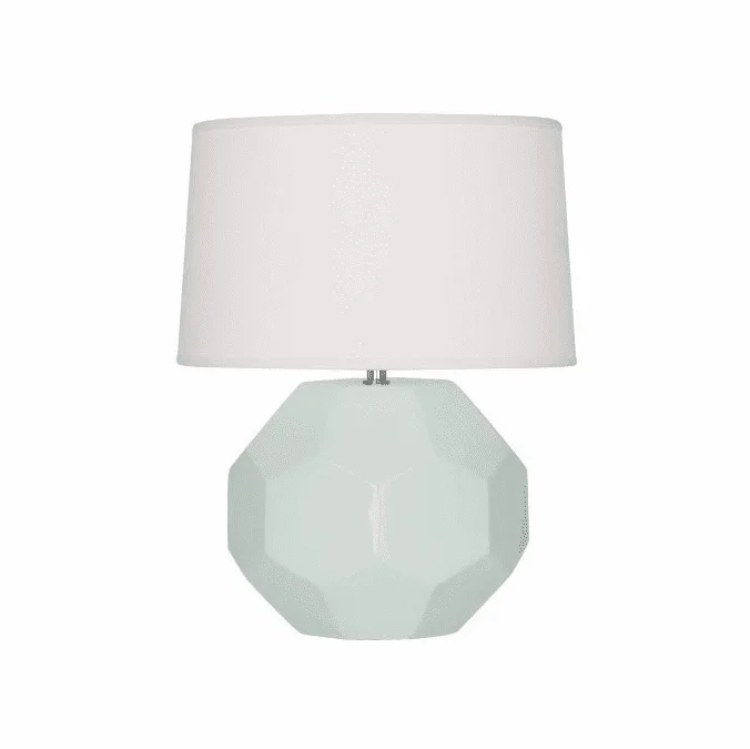 Robert Abbey CL01 Franklin Celadon Glazed Ceramic 13″ Side Table Lamp