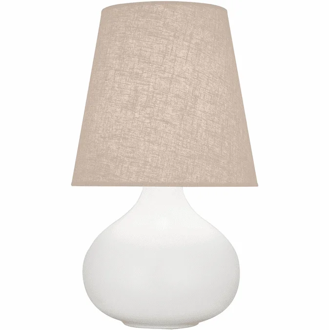 Robert Abbey MLY91 June Modern Matte Lily Glazed Ceramic Lighting Table Lamp
