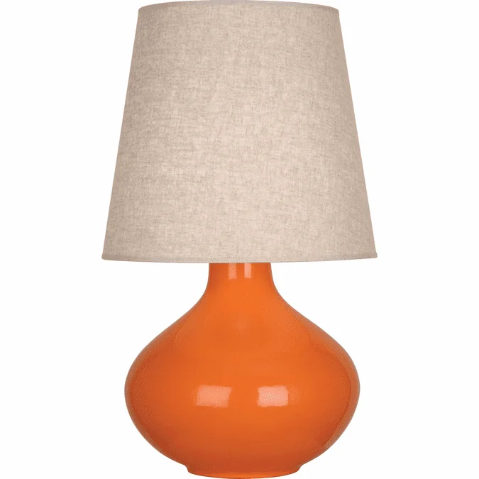 Robert Abbey PM991 June Pumpkin Glazed Ceramic 31″ Table Lamp