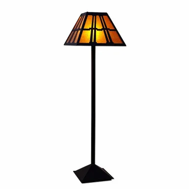 Rocky Mountain-Eastlake One Light Floor Lamp in Black Iron (172|M62672AM-97)