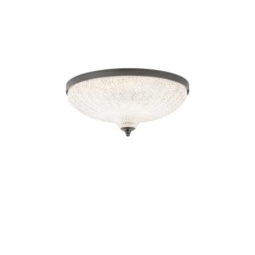Roma 16IN LED 3000K/3500K/4000K 120V Flush Mount in Aged Brass with Optic Crystal (168|S6016-700O)