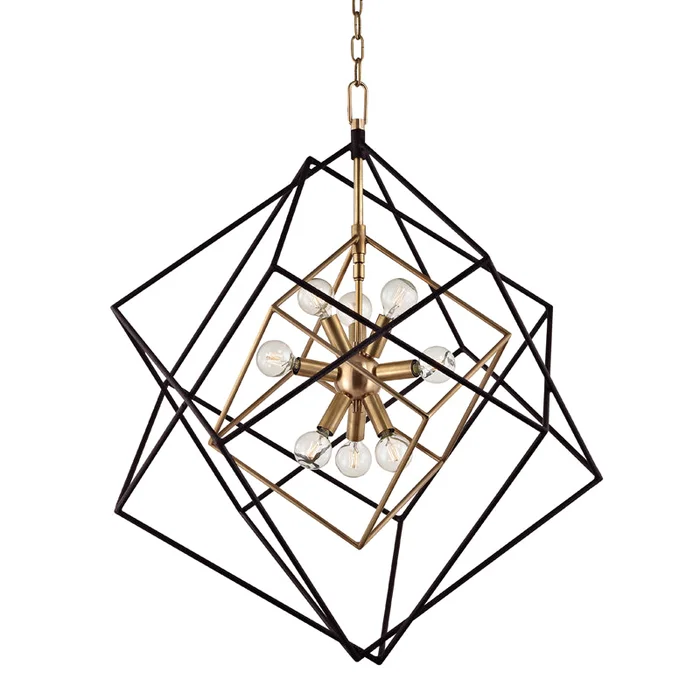 Roundout Nine Light Pendant