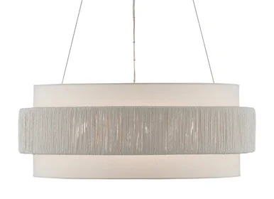 Rousham White Chandelier Six Light Chandelier in Beige/Sugar White (142|9000-0735)