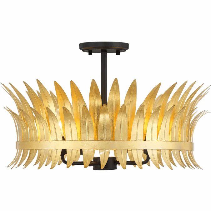 Savoy House 6-7900-4-261 Ensley Modern True Gold Flush Lighting