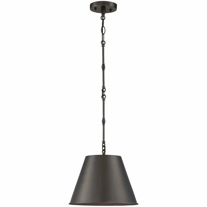 Savoy House 7-232-1-323 Alden Retro Old Bronze 12″ Ceiling Light Pendant