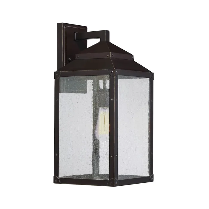 Savoy House Brennan Outdoor Wall Lantern – English Bronze w/ Gold – 5-344-213